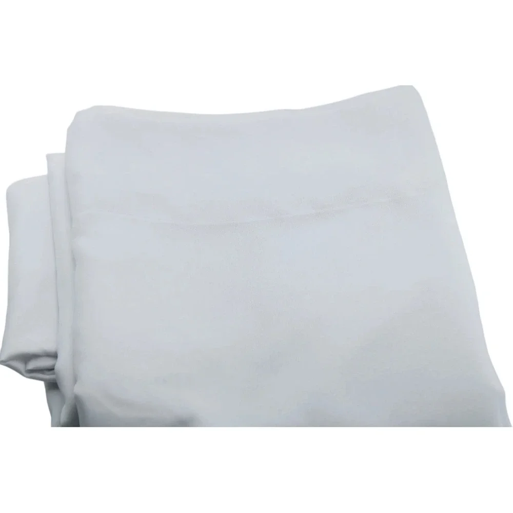 White Sheer Curtain Panel 120 x 58 In Long  Solid Voile Single Panel